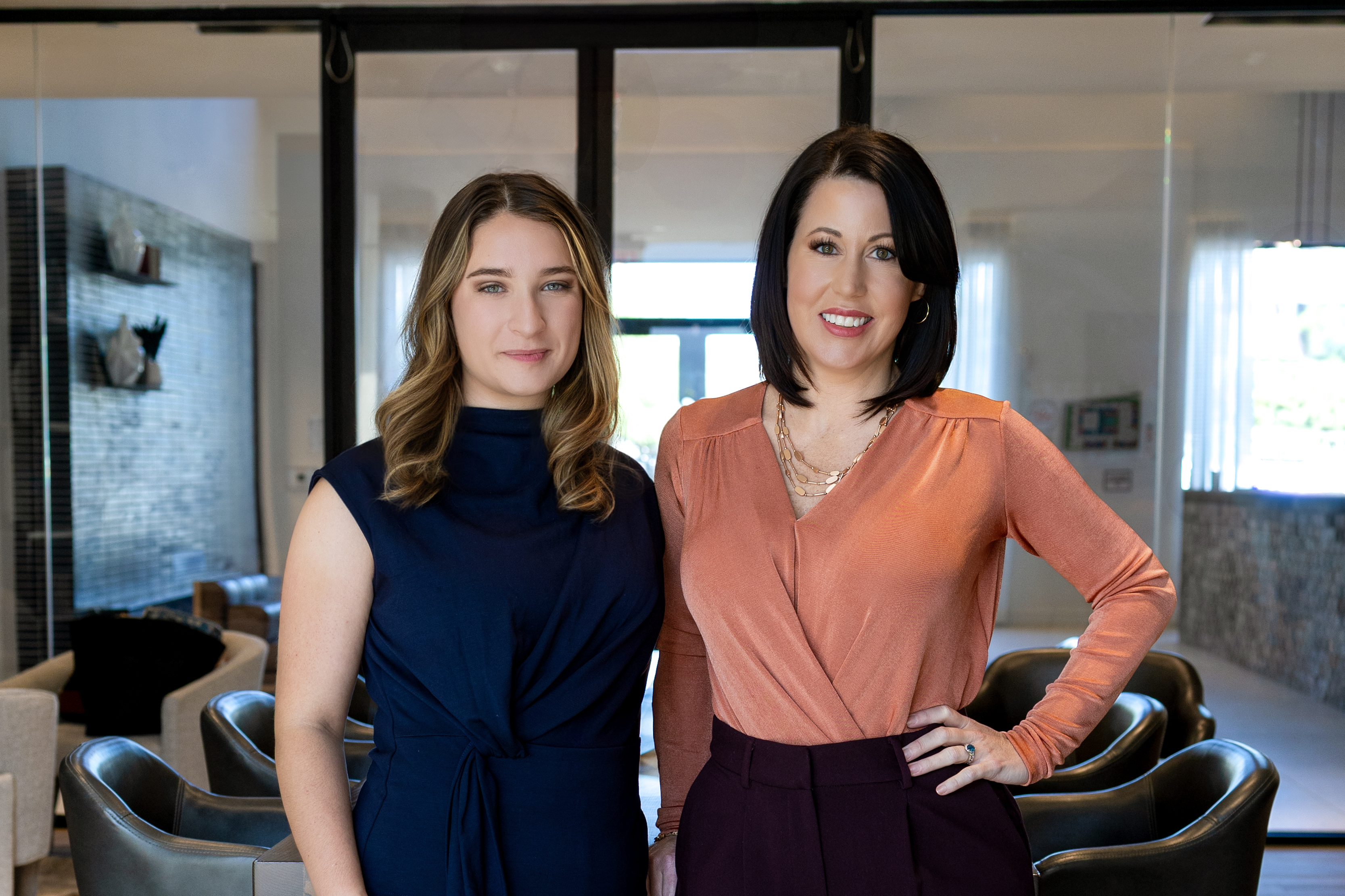 Trinity with a client and collaborator