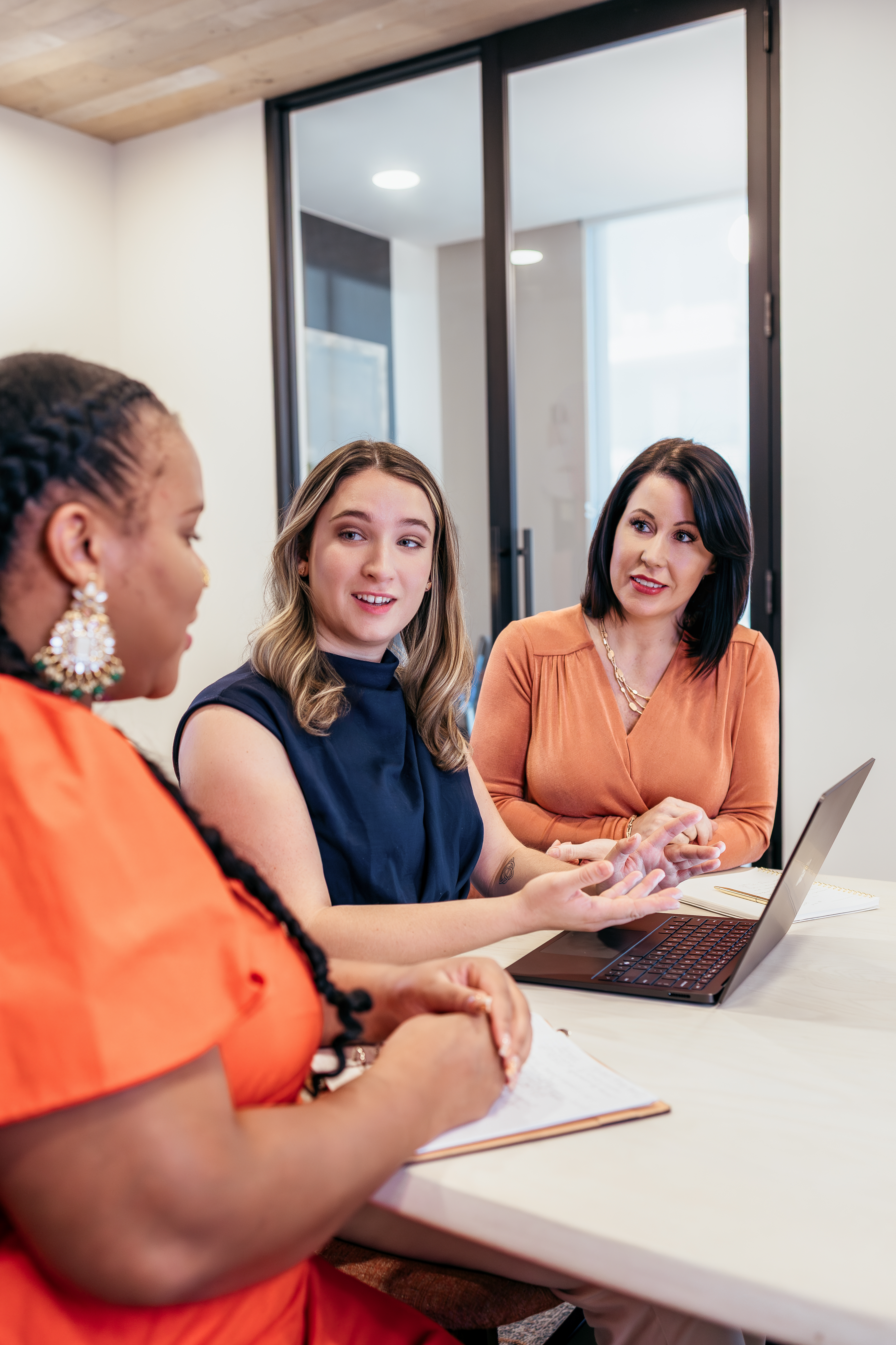 Strategy session with clients